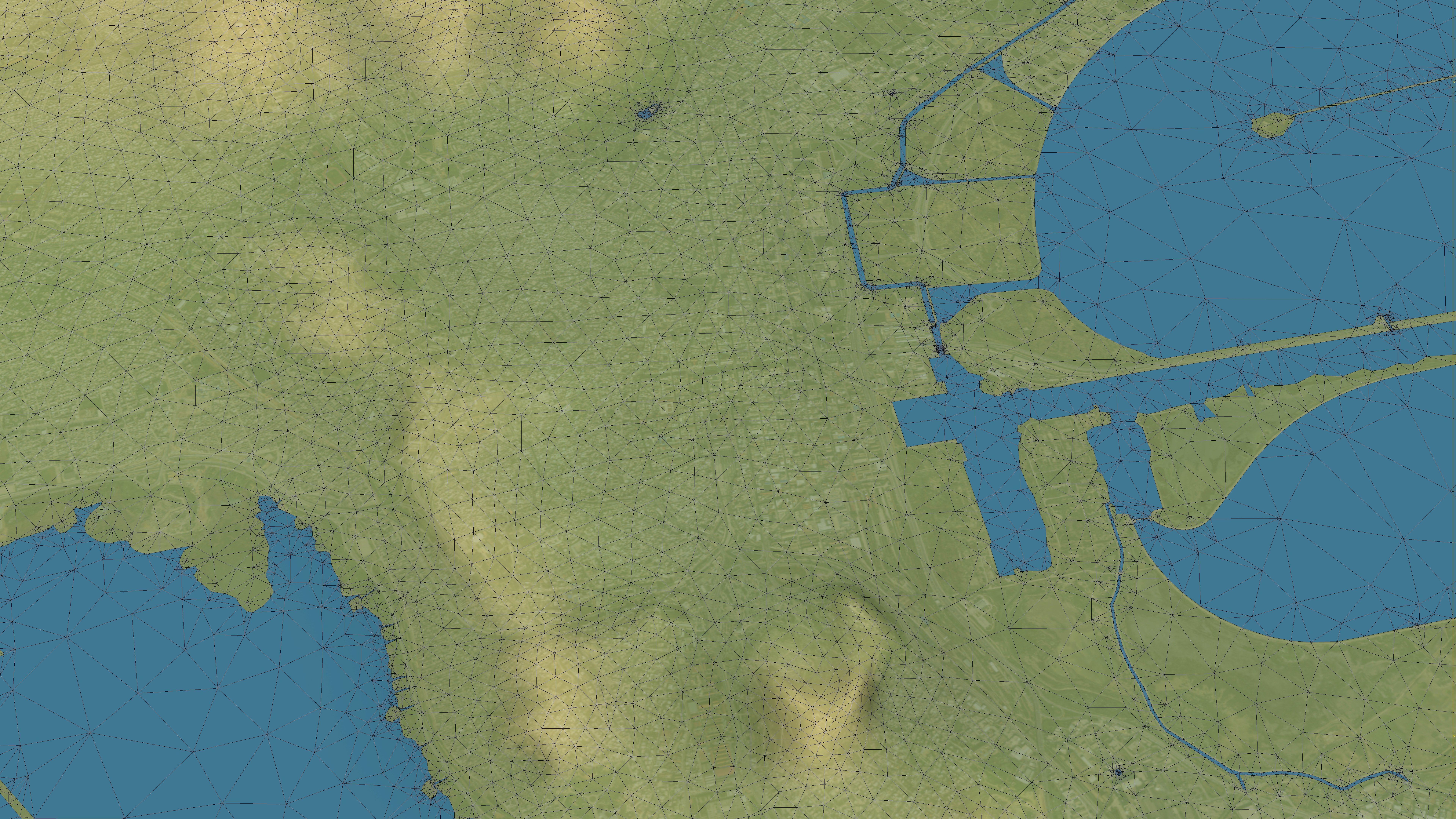 Tunis - 3D City Topography Terrain 3D Model Collection_3