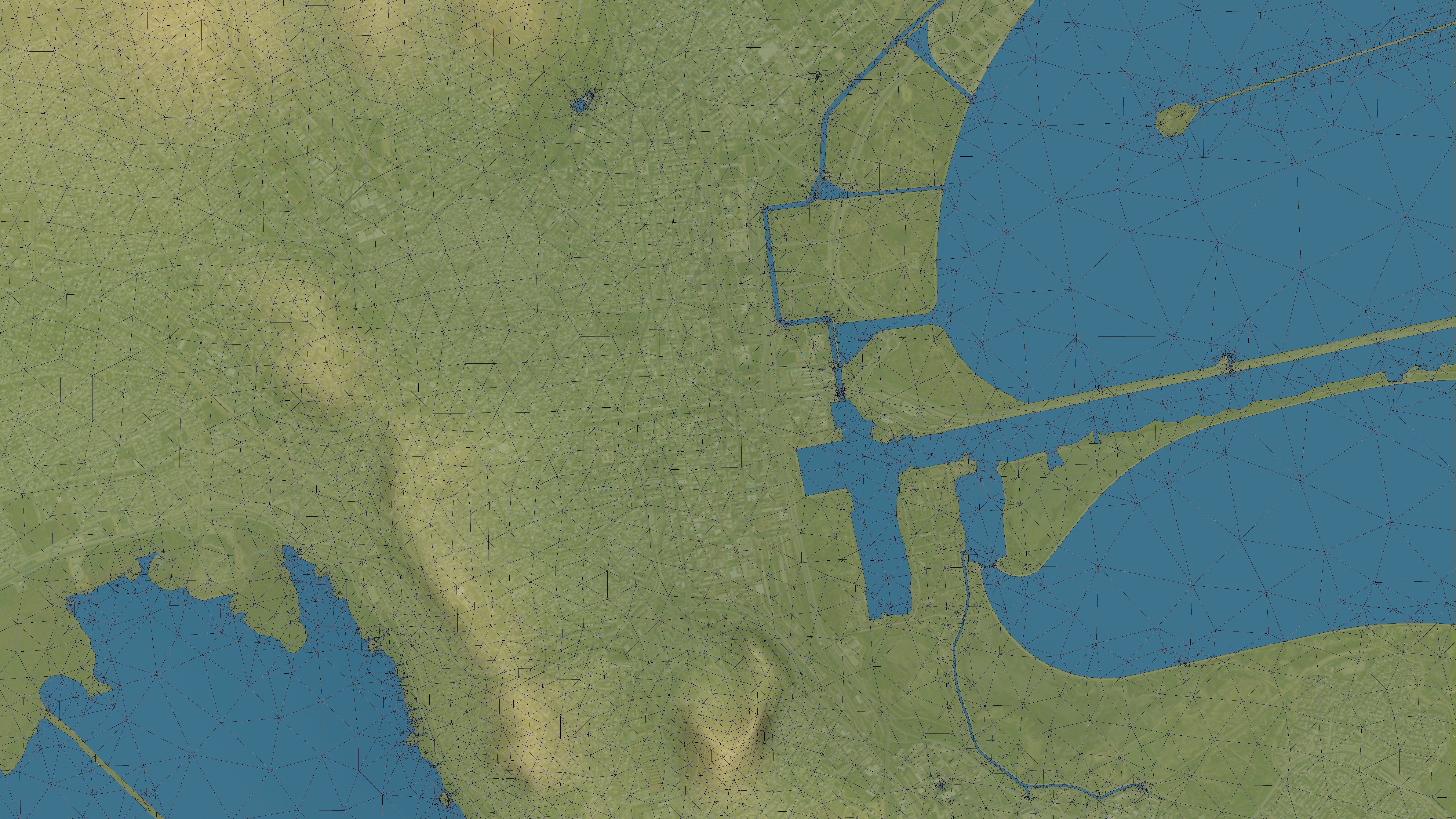 Tunis - 3D City Topography Terrain 3D Model Collection_18