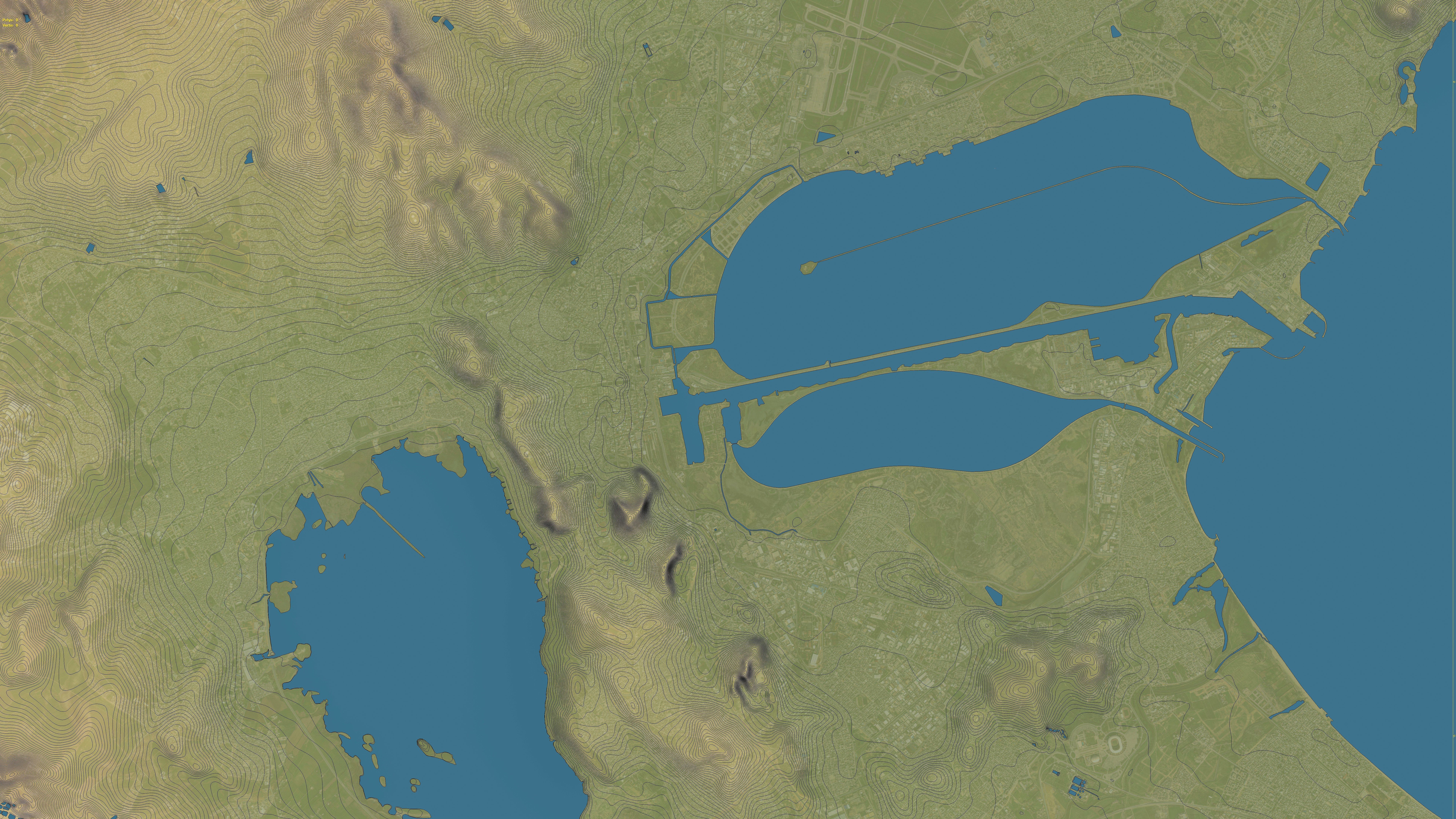 Tunis - 3D City Topography Terrain 3D Model Collection_20