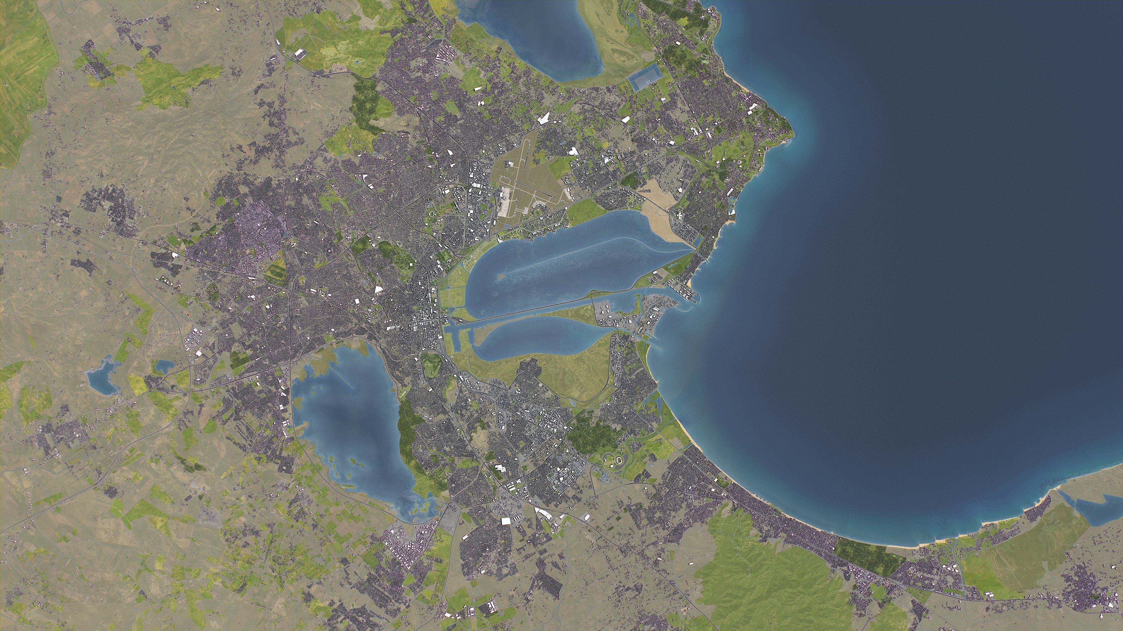 Tunis - 3D City Topography Terrain 3D Model Collection_22