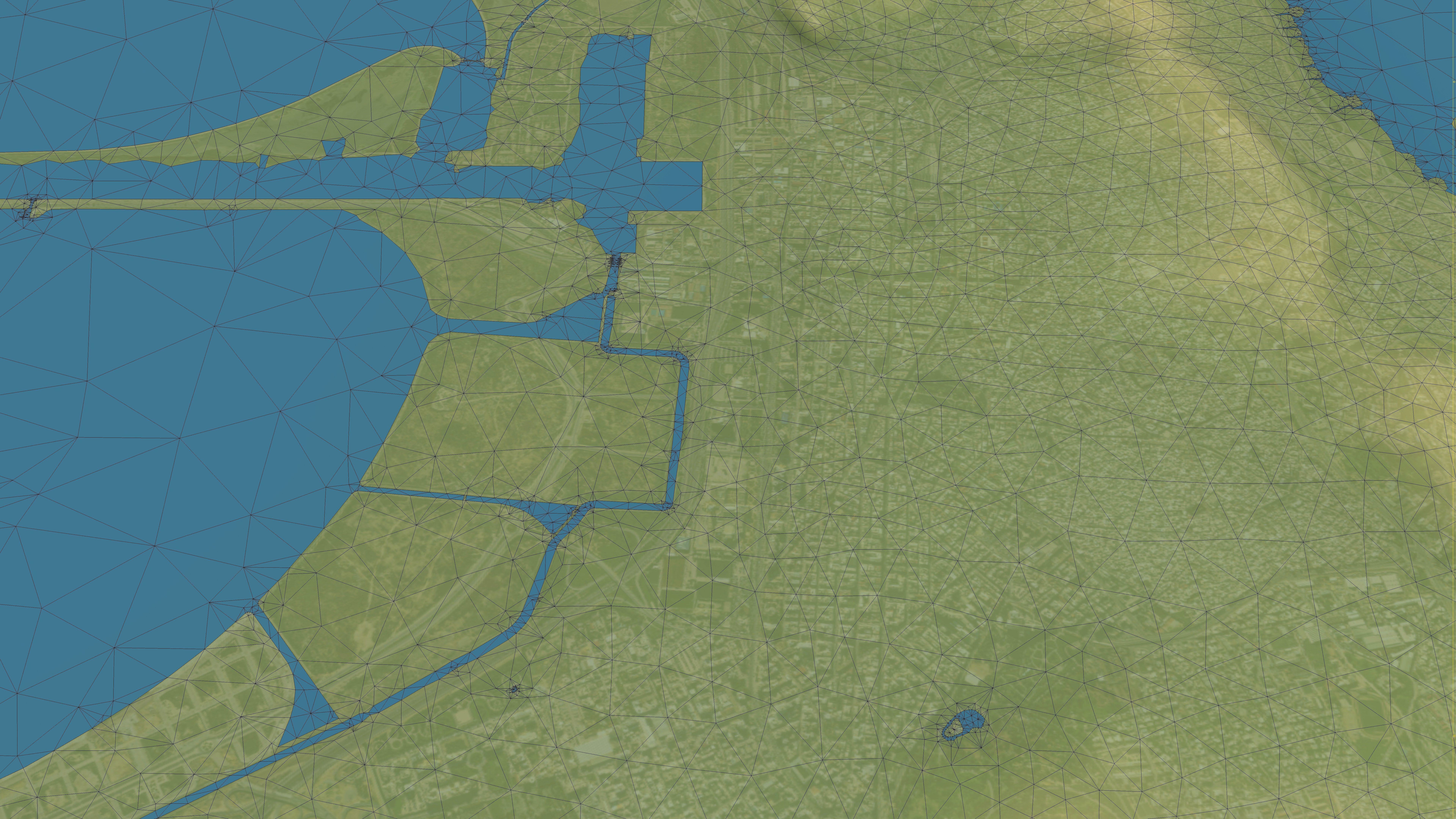 Tunis - 3D City Topography Terrain 3D Model Collection_9