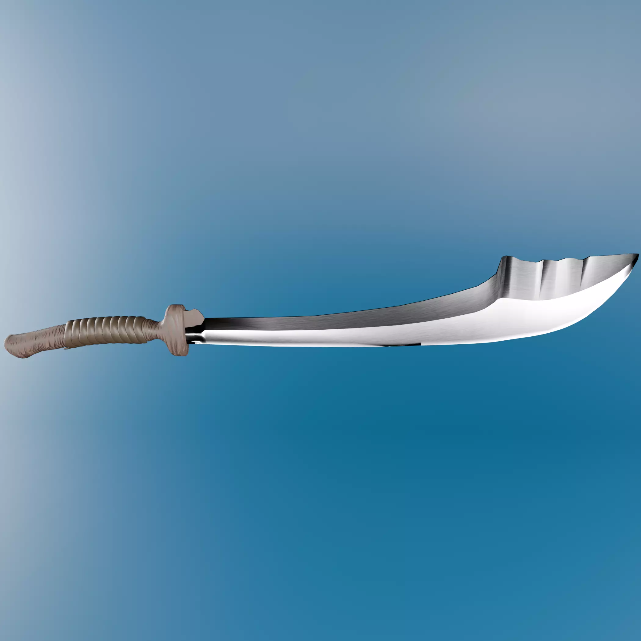 yuntoudao cloud head sabre Free low-poly 3D model