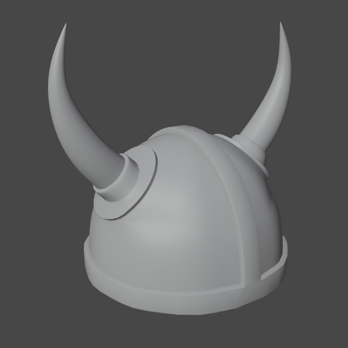 Viking Helmet 04 3D model_8