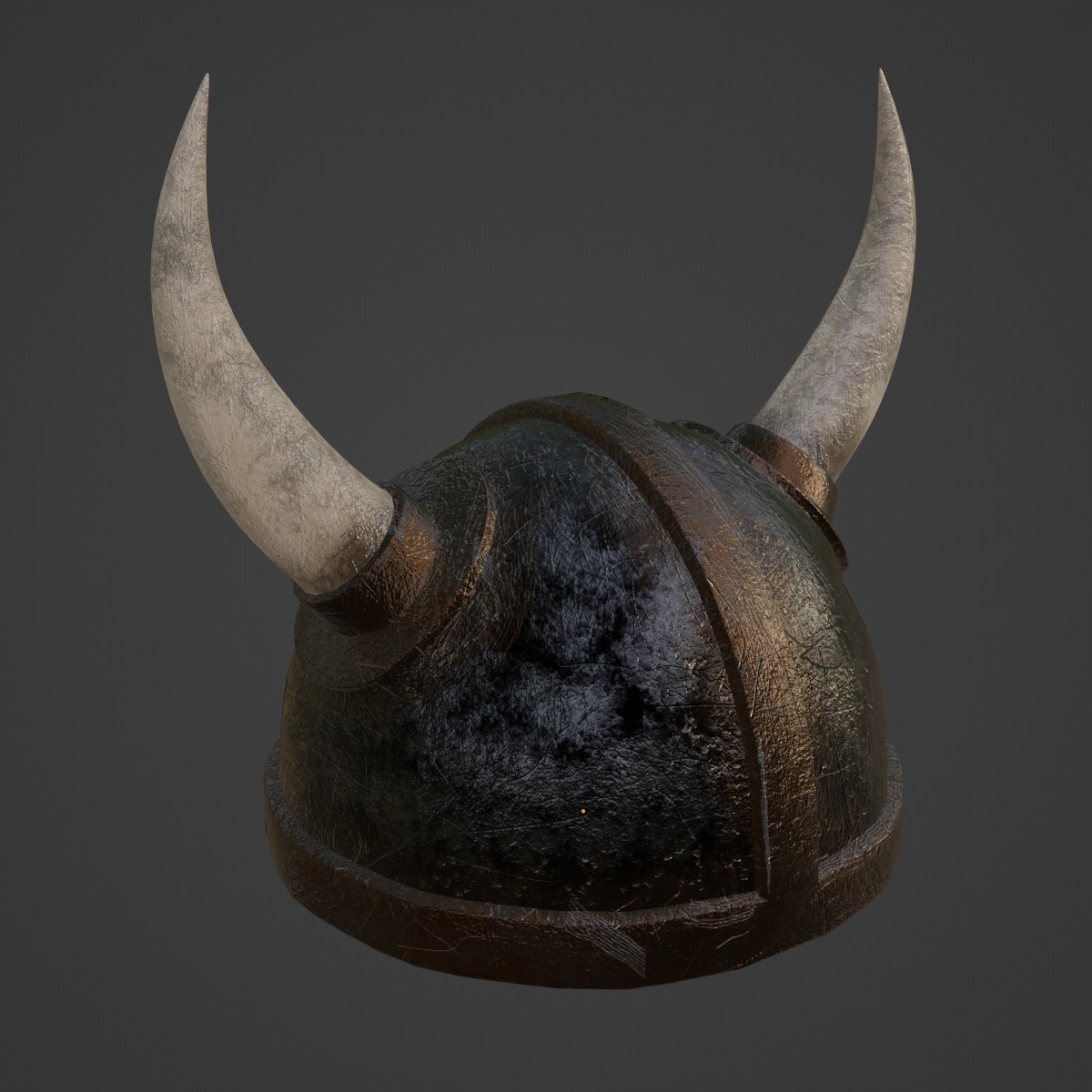 Viking Helmet 04 3D model_6