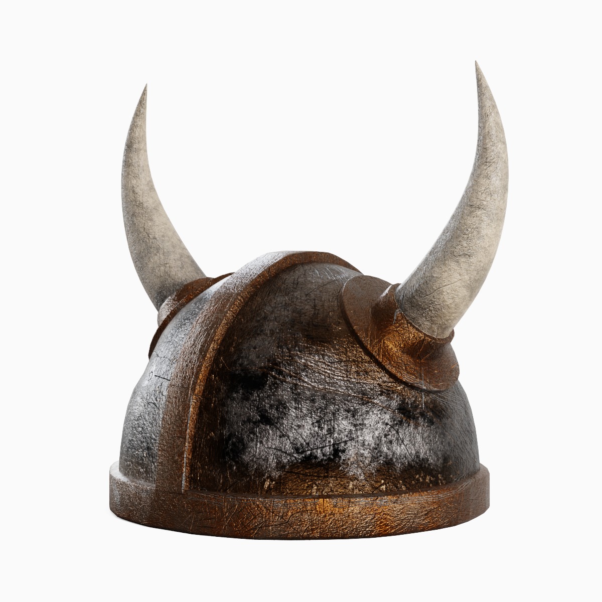 Viking Helmet 04 3D model_3