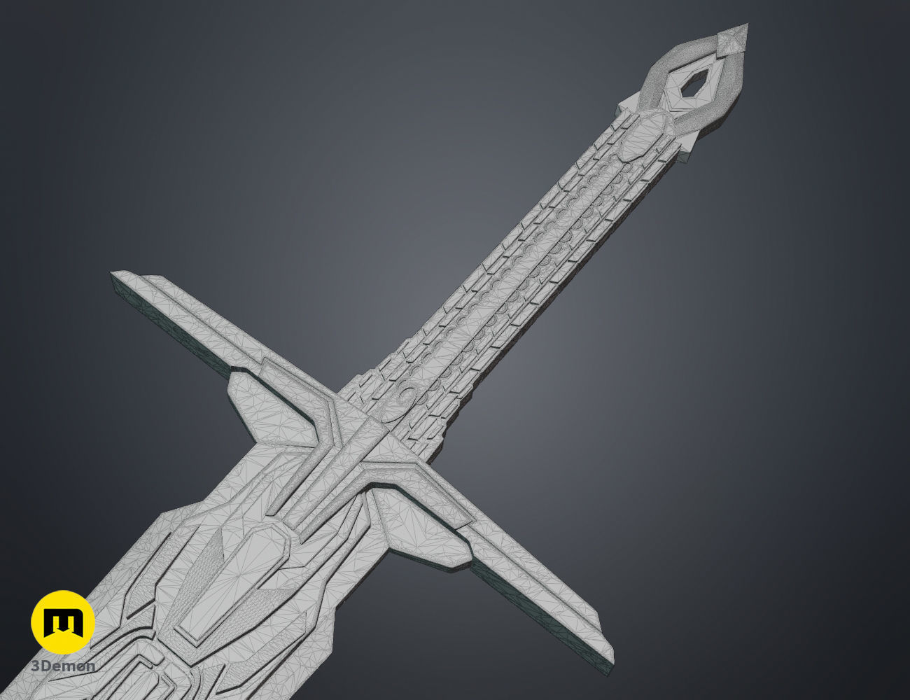 Optimus Prime Sword - Transformers 3D print model_14