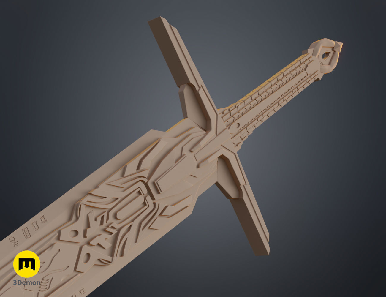 Optimus Prime Sword - Transformers 3D print model_9
