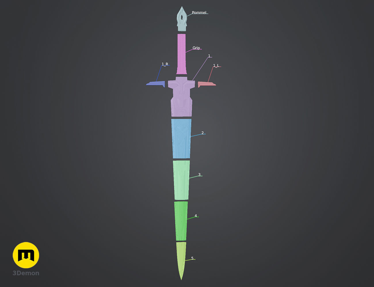 Optimus Prime Sword - Transformers 3D print model_5