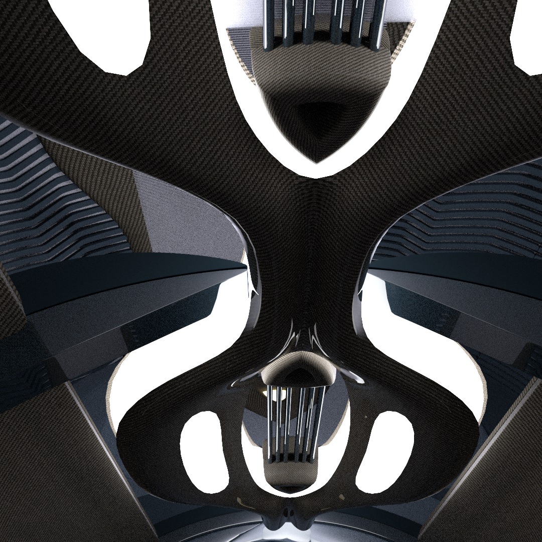 sci-fi corridor 3D model_4