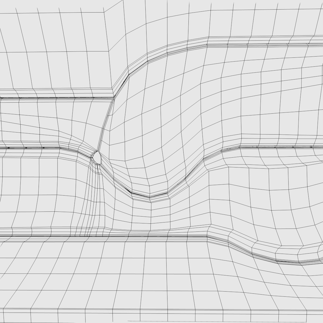 sci-fi corridor 3D model_7