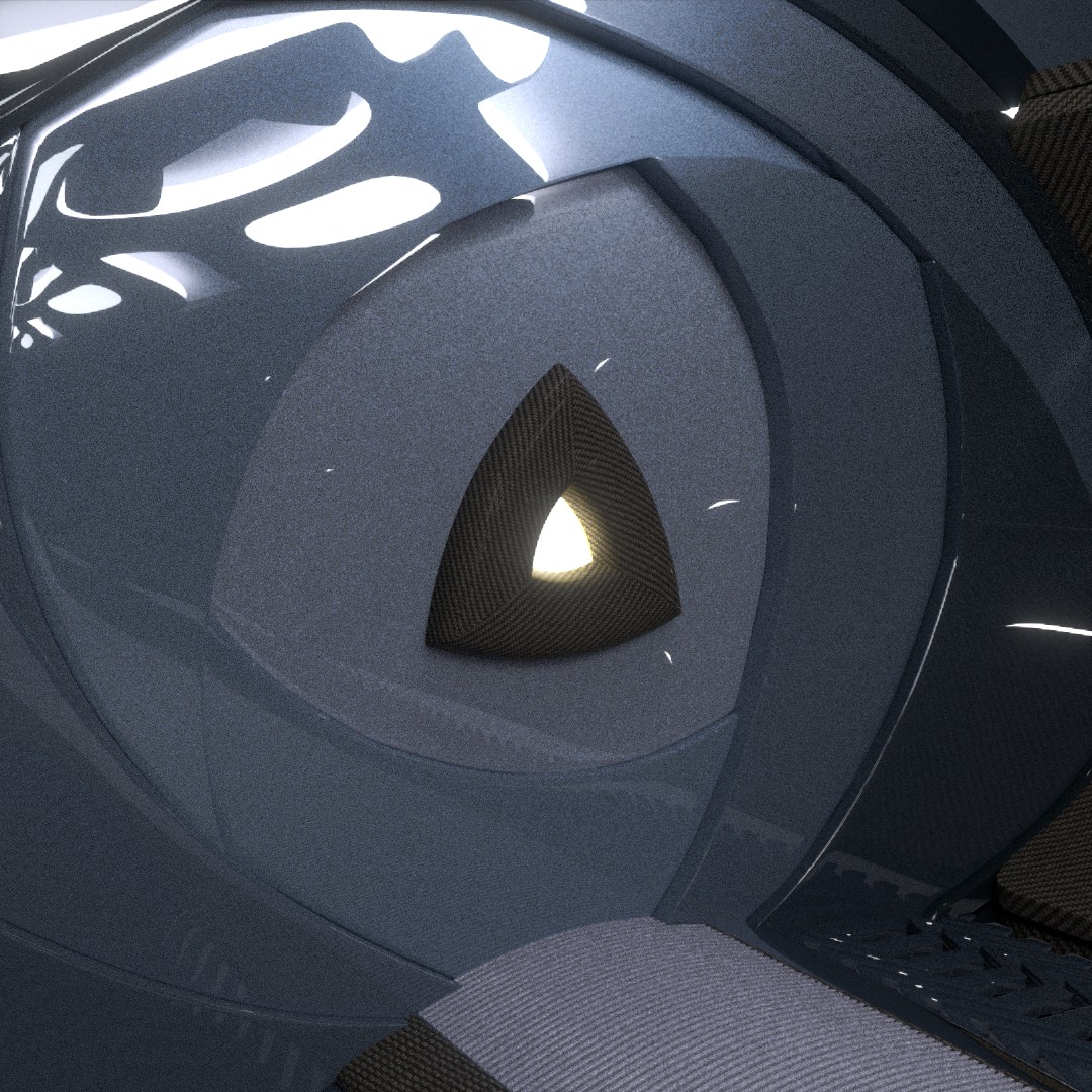 sci-fi corridor 3D model_2