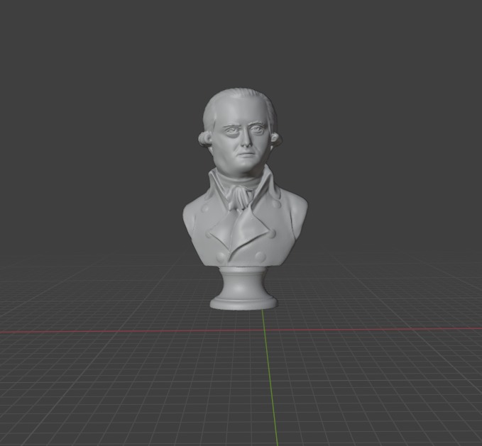 Johann Heinrich Lambert 3D print model_11