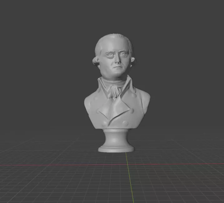 Johann Heinrich Lambert 3D print model_0