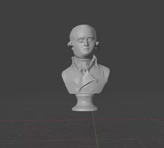 Johann Heinrich Lambert 3D print model