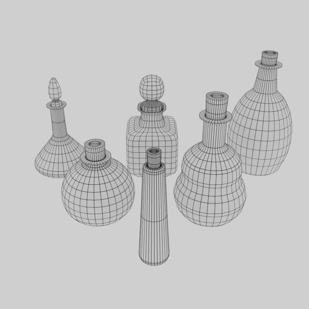 PBR Potion Collection 3D model_2