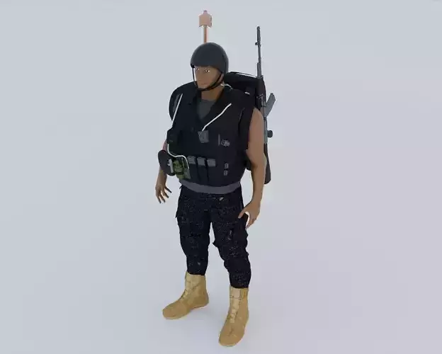PUBG game character