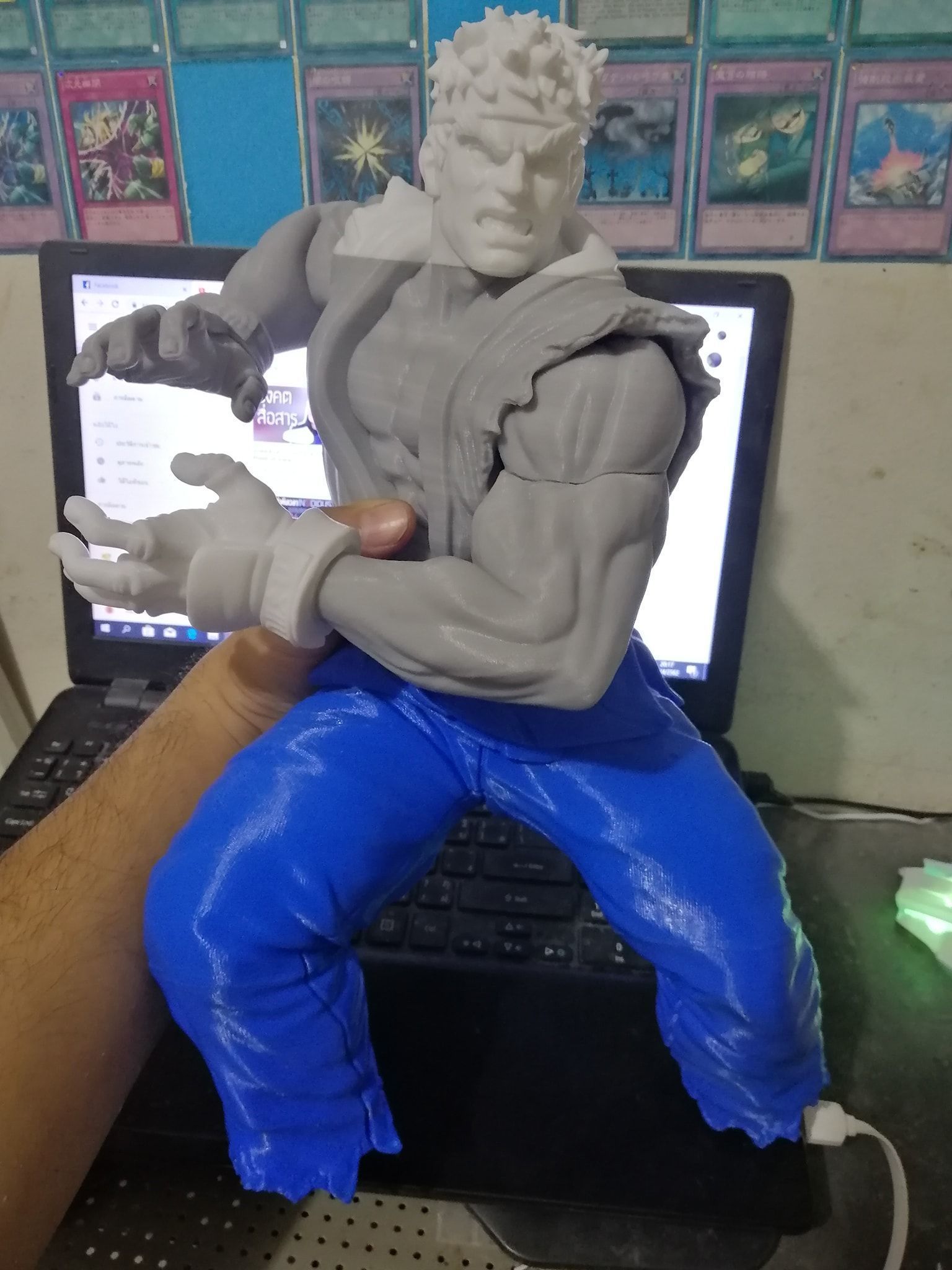 Street fighter RYU 3D print model_3