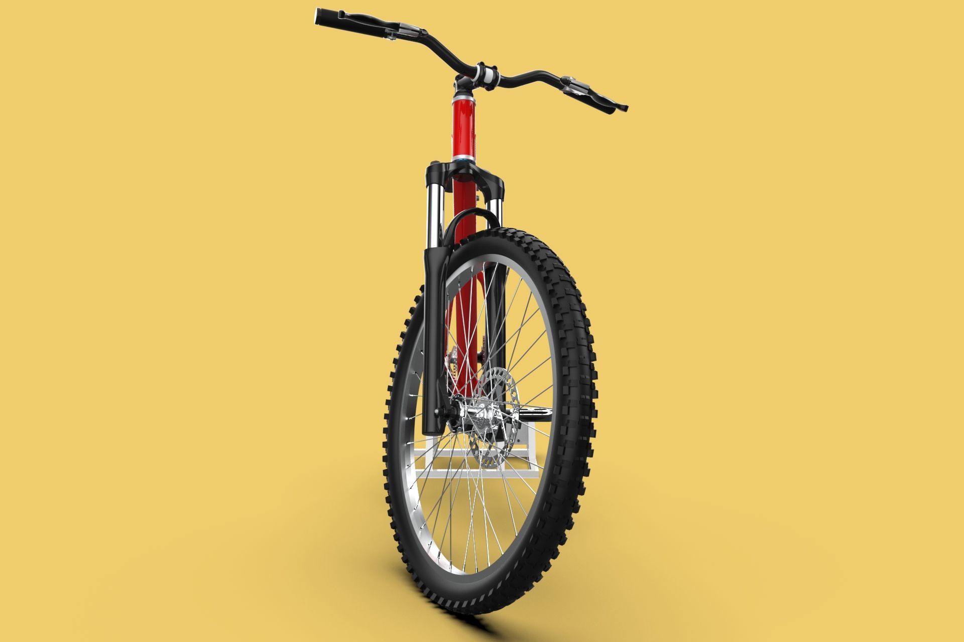 STATIONARY EXERCISE BIKE STAND BICYCLE GENERATOR PEDAL CHARGER 3D model_18