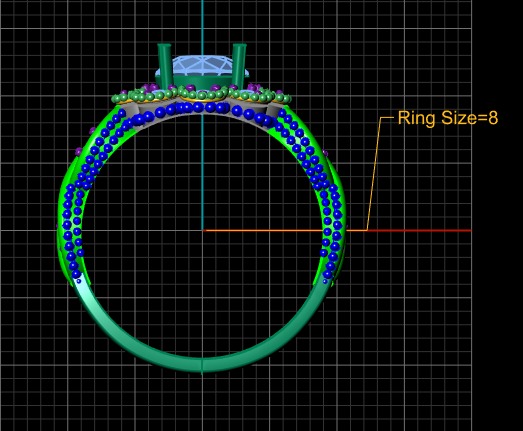precious wedding ring 3d printbale model 3D print model_6