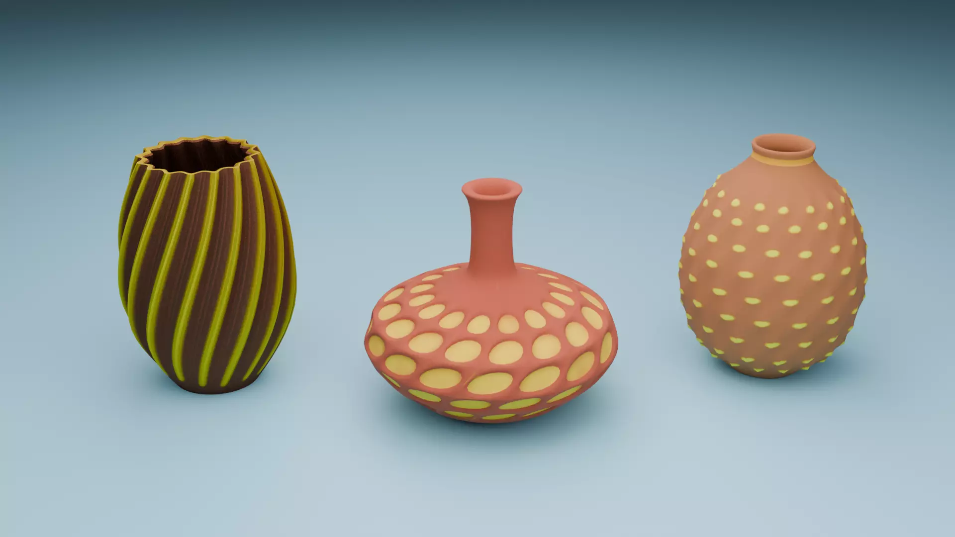 3D Printable Pots 3D print model