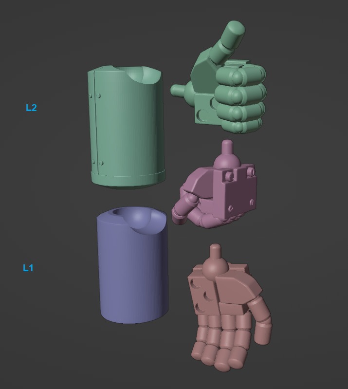 Articuled Megaman Legend 1 and 2 3D print model_9