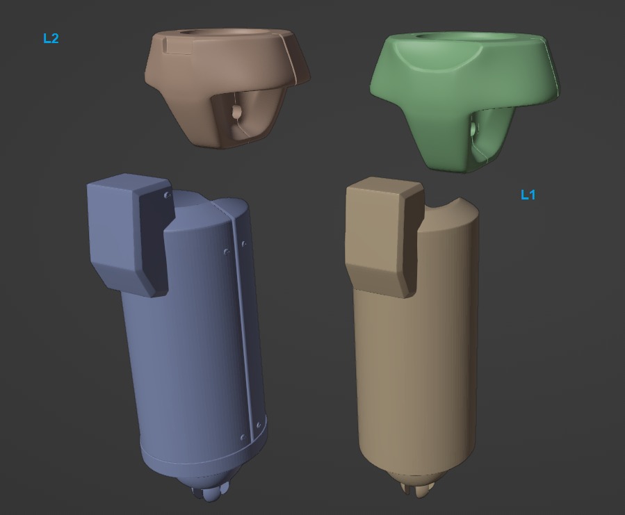 Articuled Megaman Legend 1 and 2 3D print model_8