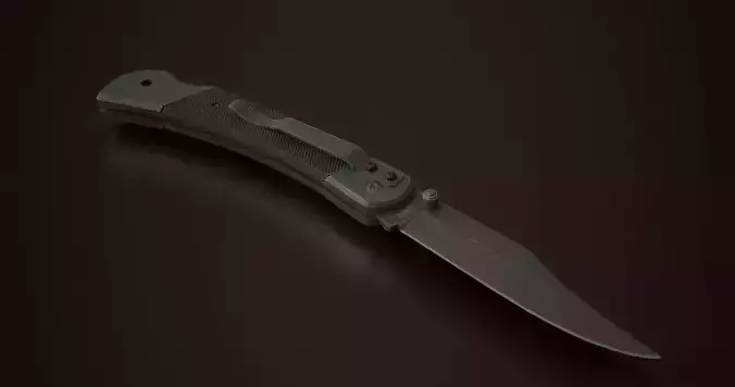 Ka-Bar Knife 3D Model
