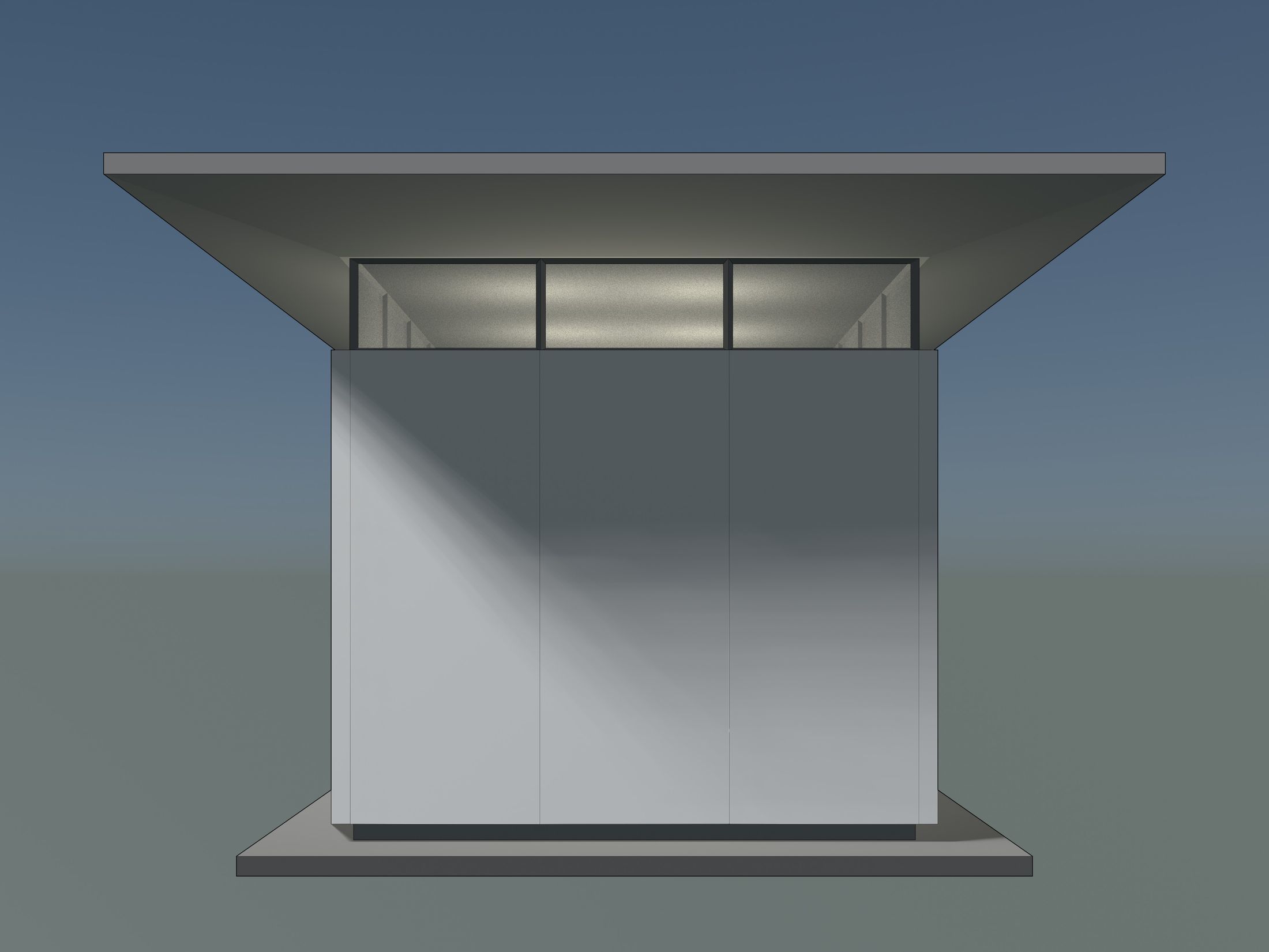 Security booth 24u06 3D model_5