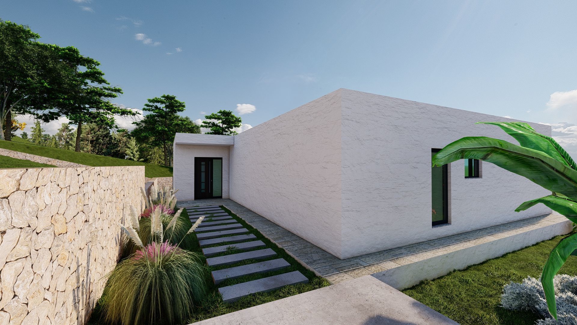 Modern villas  3D model_12