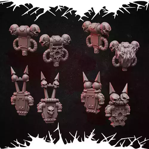 Horror Marines PACKS 3D print model