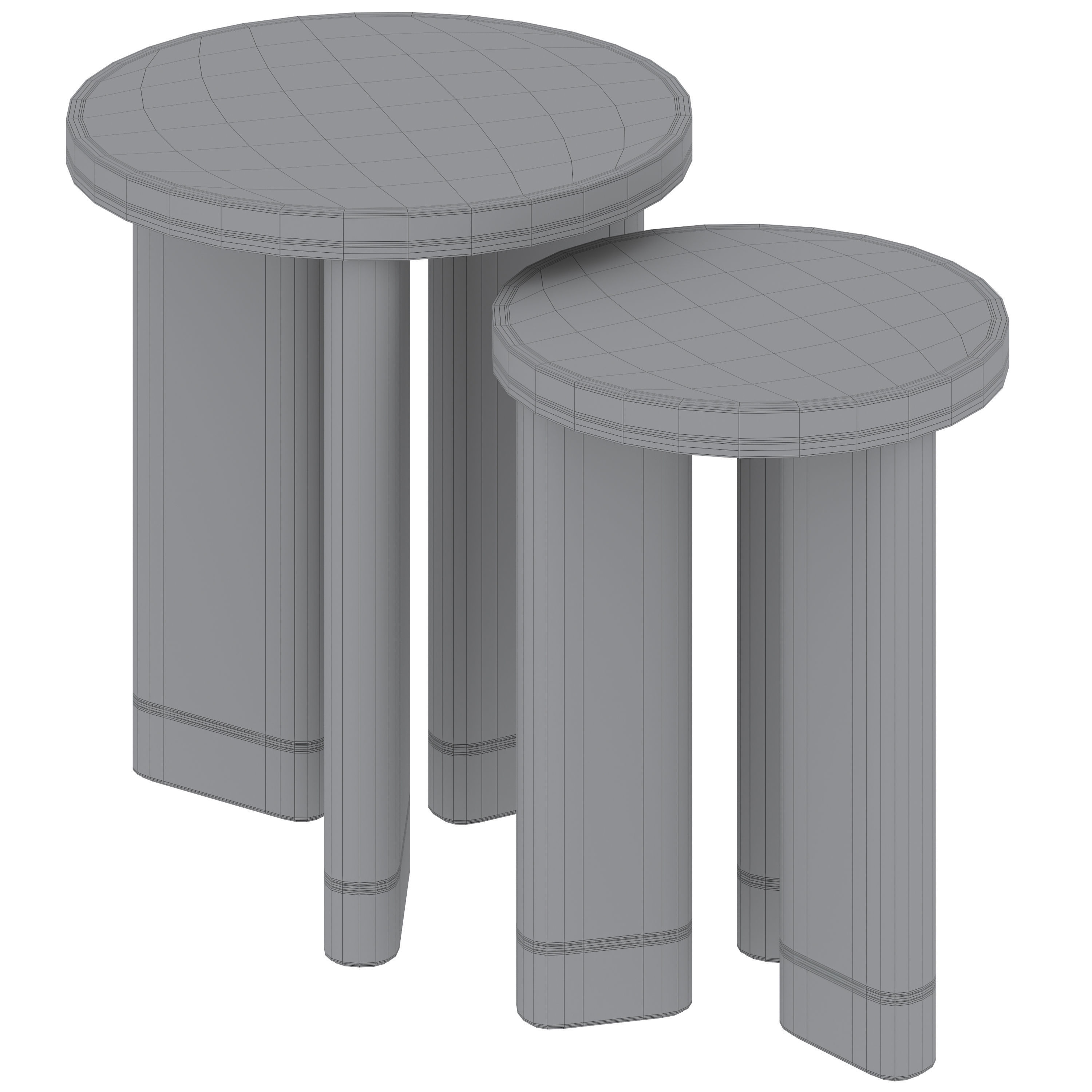 Side table Liguria by Frato 3D model_2