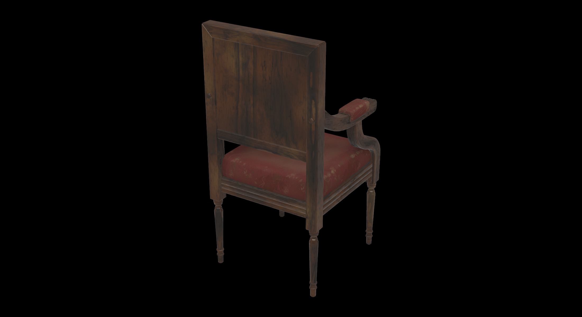 armchair 3D model_2