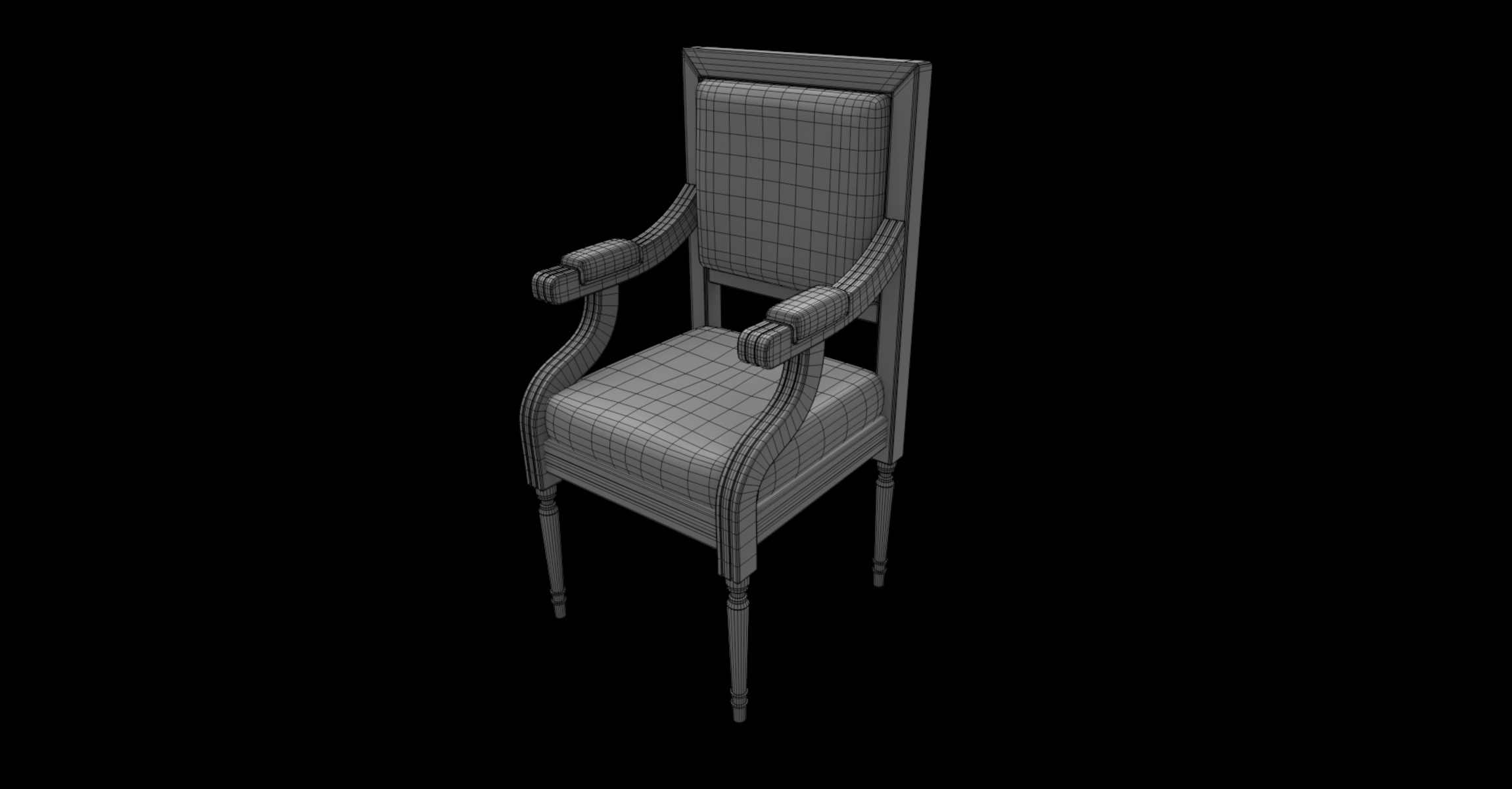 armchair 3D model_5