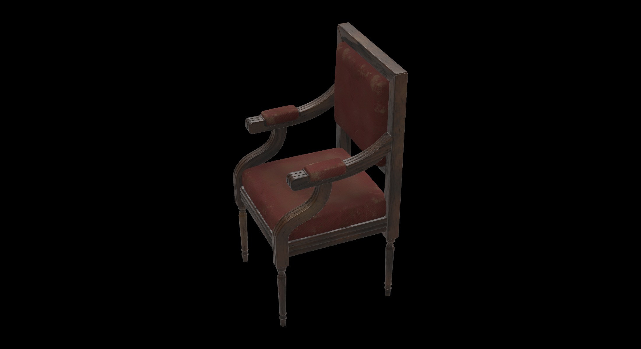armchair 3D model_3
