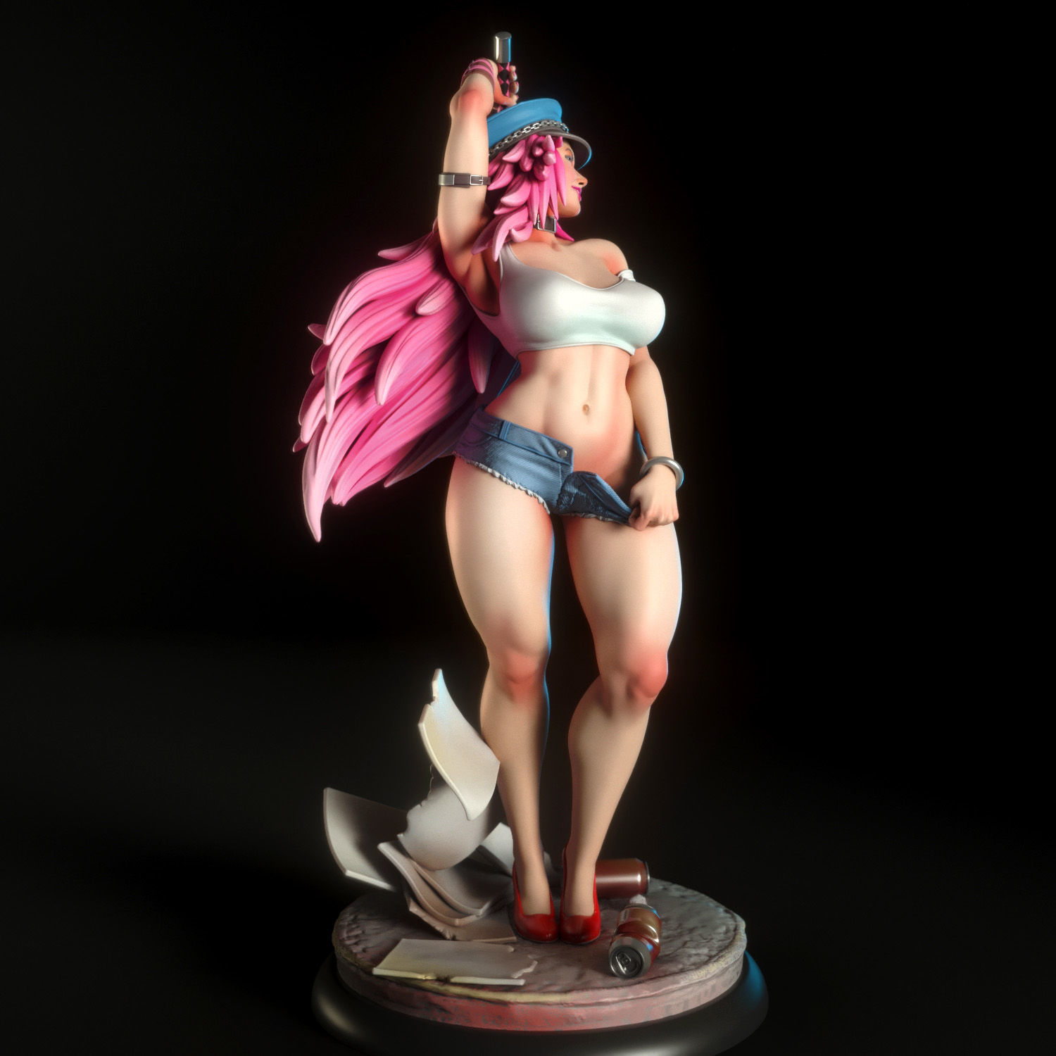 Poison from Street Fighter 3D print model_2