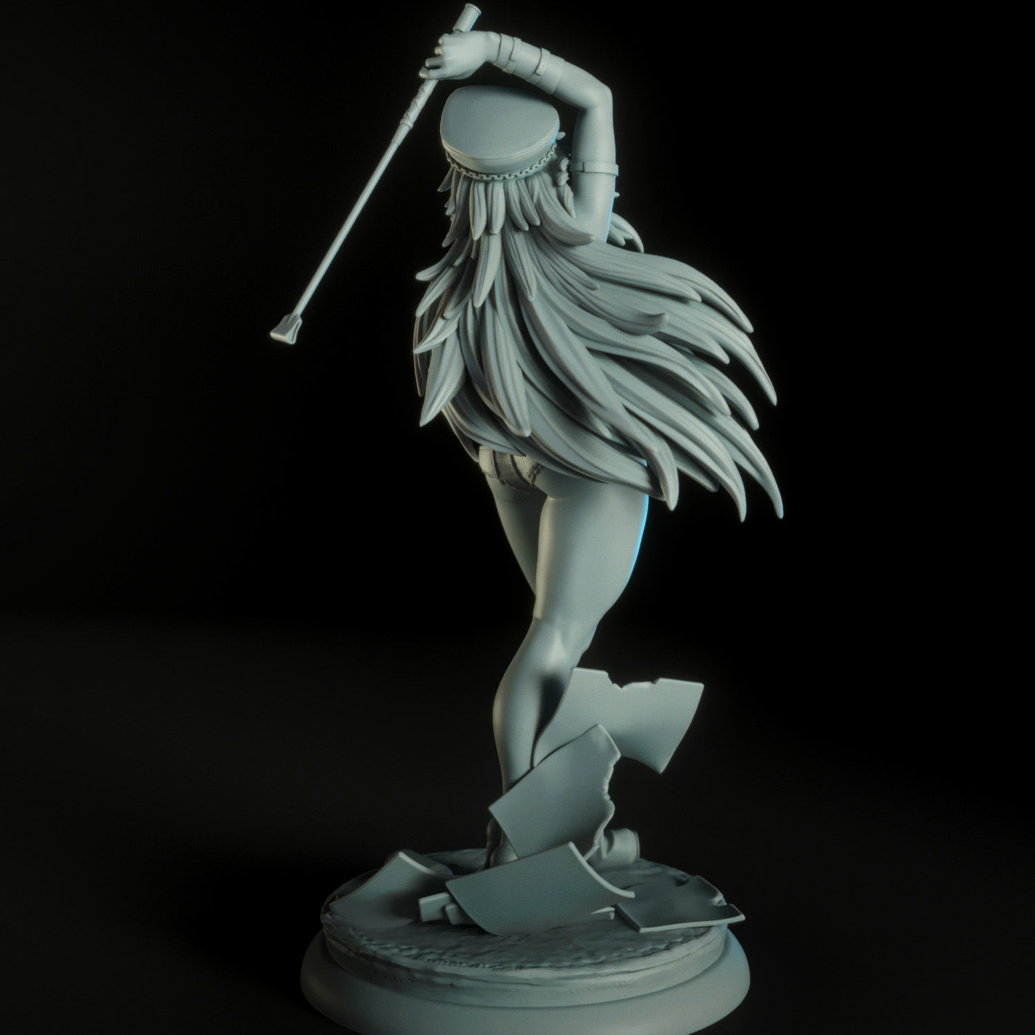 Poison from Street Fighter 3D print model_8