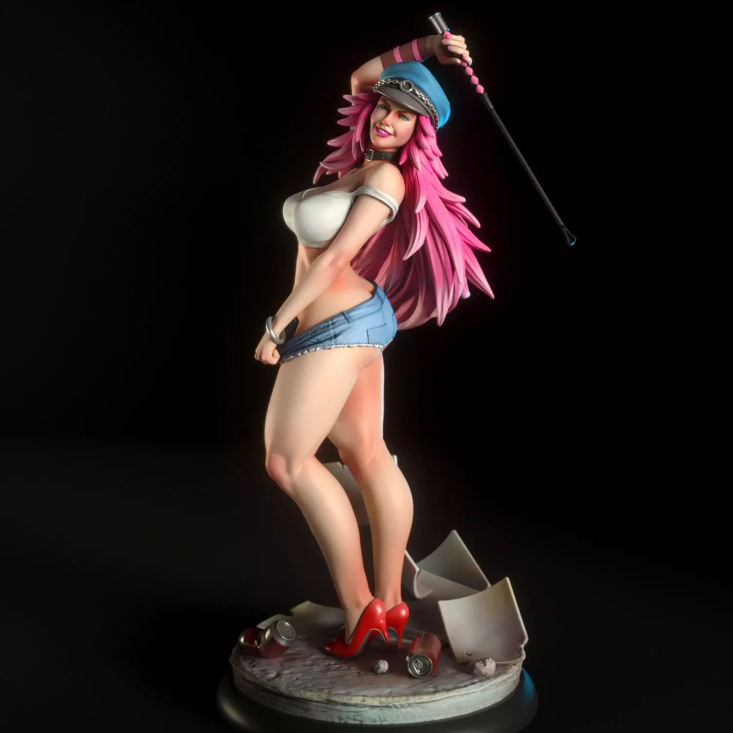 Poison from Street Fighter 3D print model_0