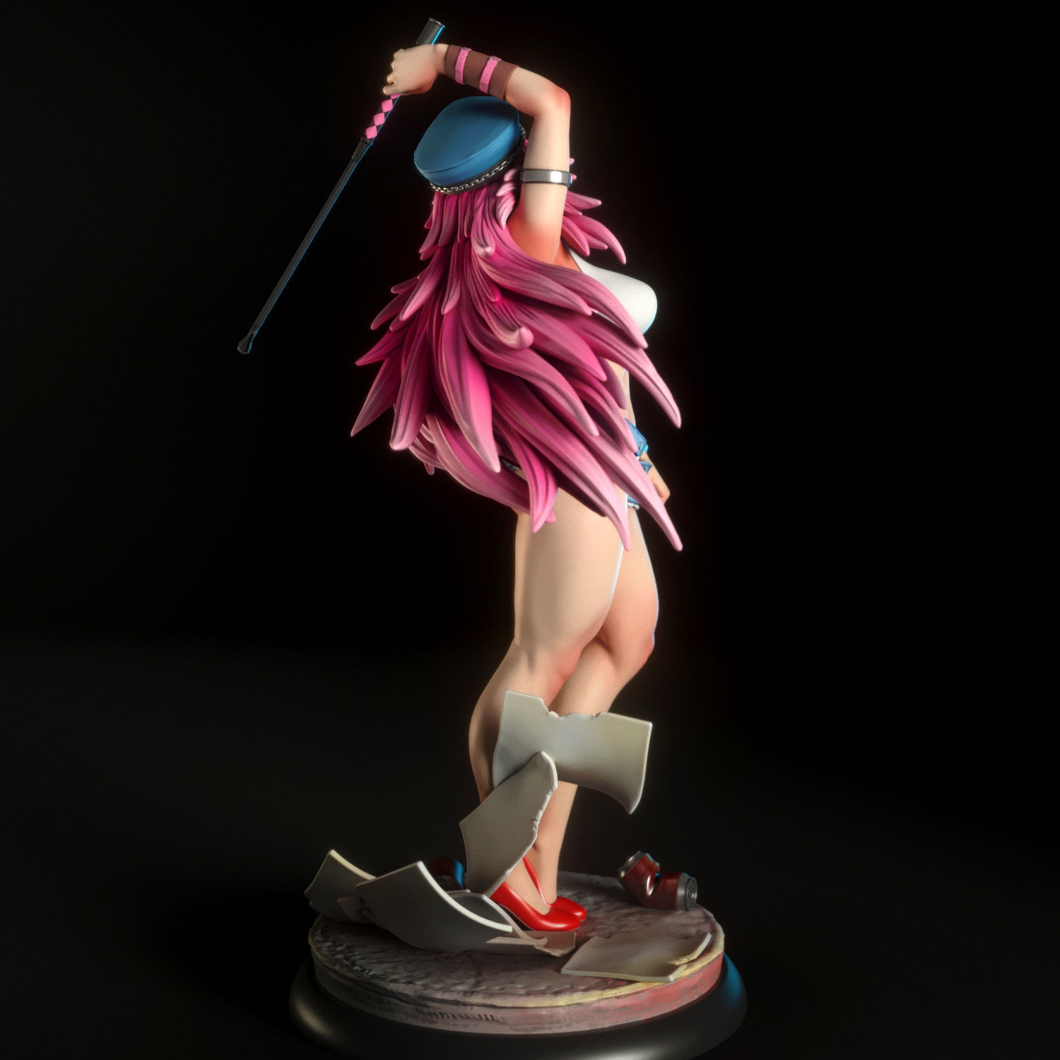 Poison from Street Fighter 3D print model_3