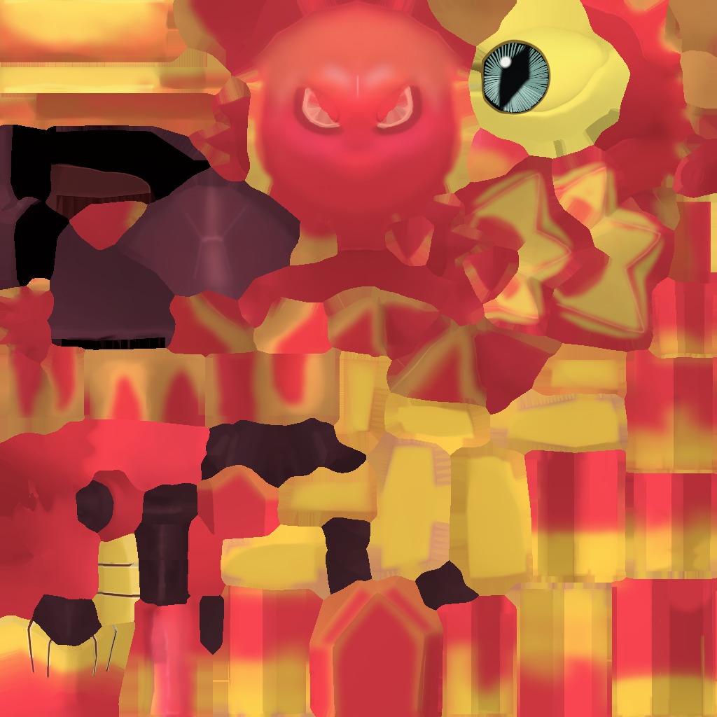 Stylized Phoenix Rigged and Animated for VR AR Games Low-poly 3D model_14