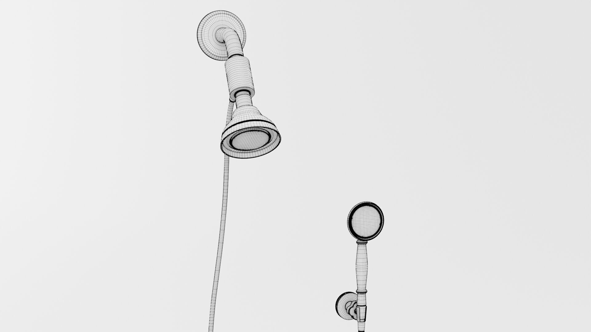 Shower set CG1 3D model_11