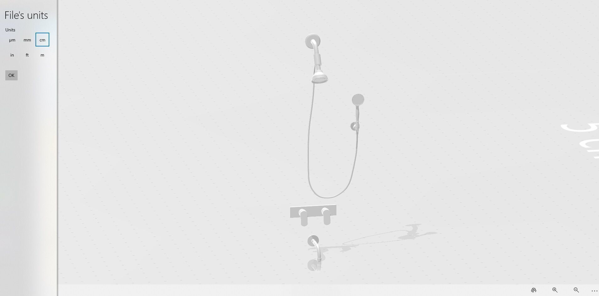 Shower set CG1 3D model_25