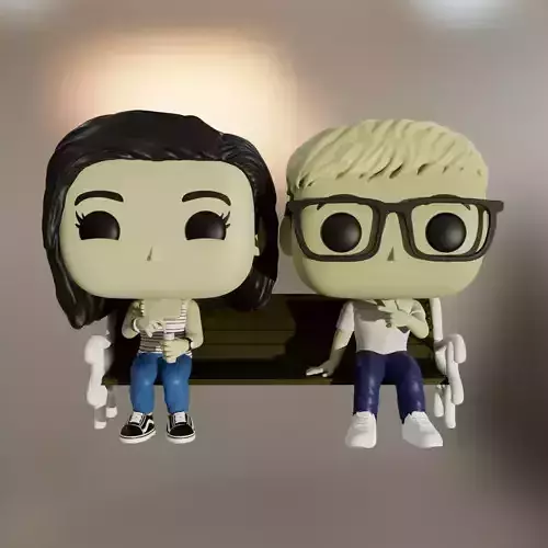 Custom Pareja en banco 3D print model