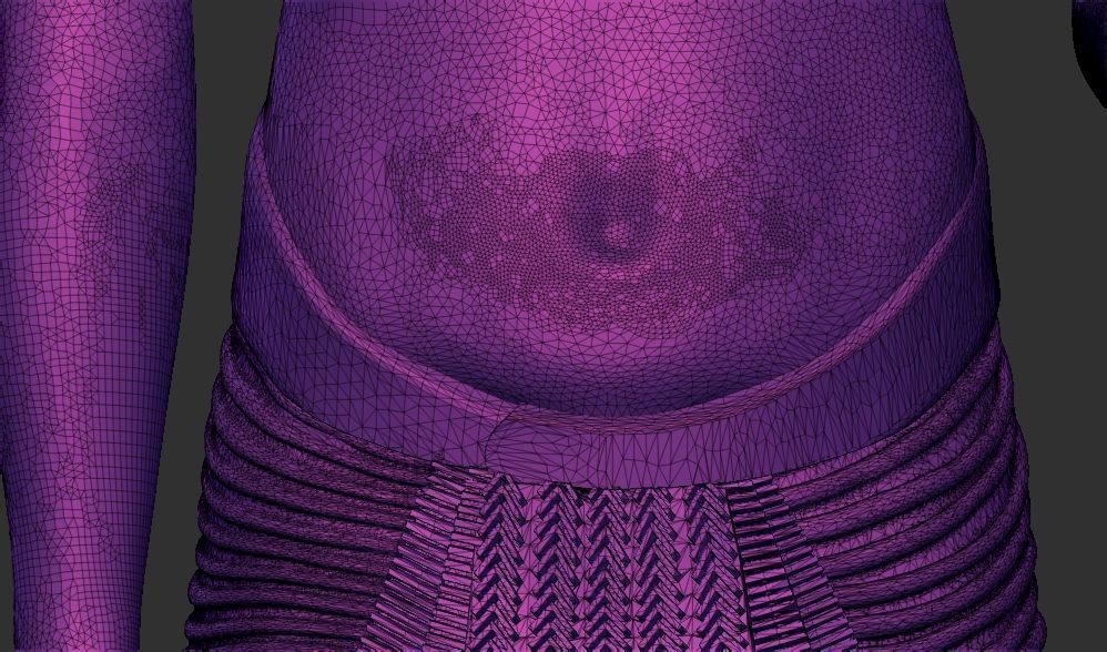 wooden statues gold of Tutankhamun figurine 3d printable model 3D print model_10