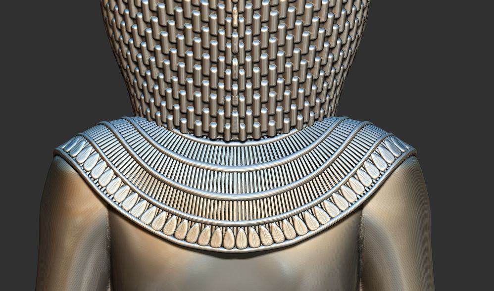 Ushabti of Tutankhamun statue 3d printable model 3D print model_7