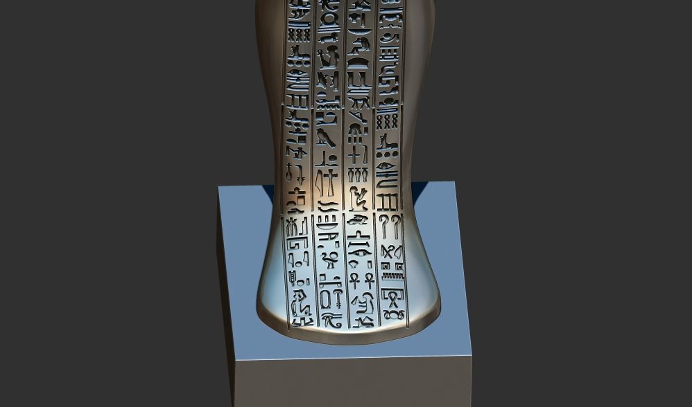 Ushabti of Tutankhamun statue 3d printable model 3D print model_11