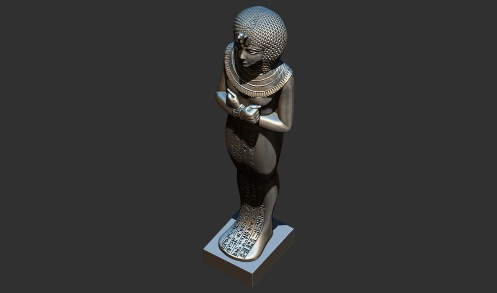Ushabti of Tutankhamun statue 3d printable model 3D print model_4