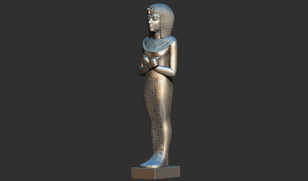 Ushabti of Tutankhamun statue 3d printable model 3D print model_1