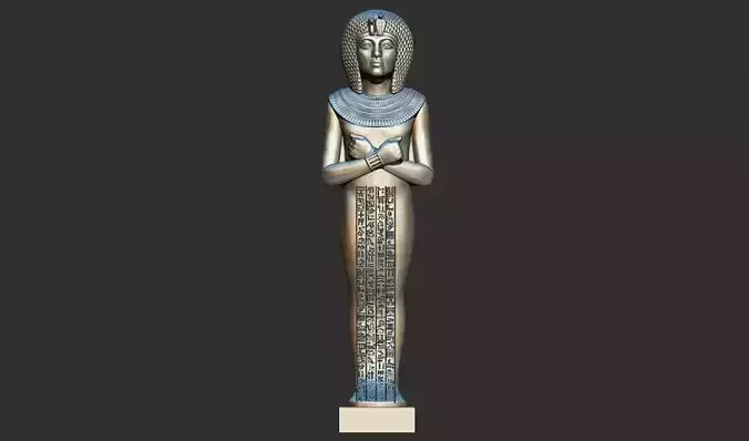 Ushabti of Tutankhamun statue  3d printable model 3D print model