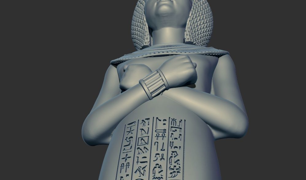 Ushabti of Tutankhamun statue 3d printable model 3D print model_14