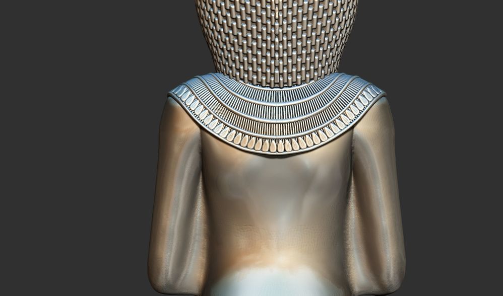 Ushabti of Tutankhamun statue 3d printable model 3D print model_10